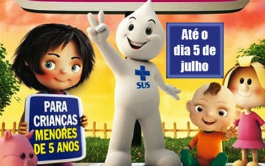 Campanha de Vacinação contra paralisia infantil, mais uma vez, é prorrogada