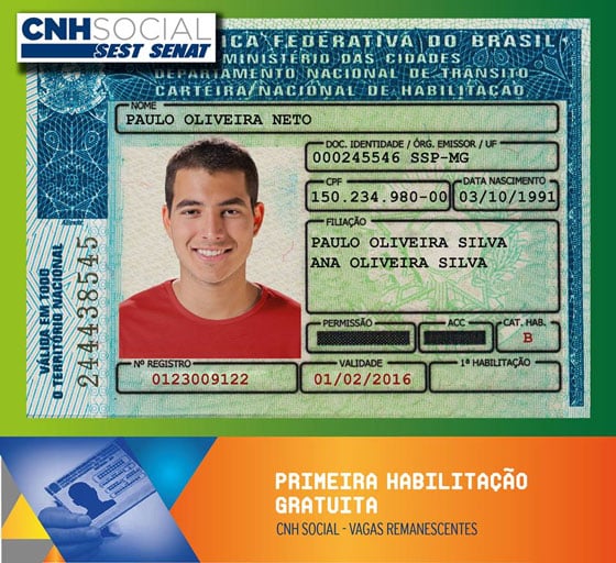 SEST SENAT abrem programa para quem deseja tirar CNH gratuitamente