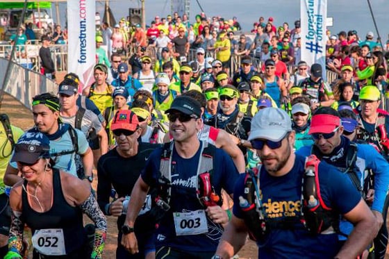 Centenas de atletas participam da 1ª Corrida de Montanha da região