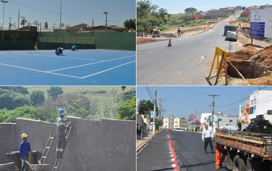 Administração Municipal realiza diversas obras pela cidade