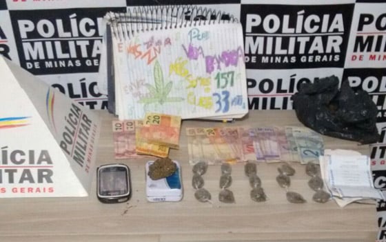 PM prende/apreende autores por tráfico de drogas