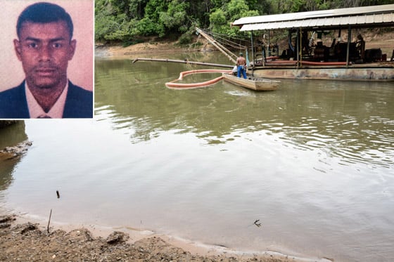 Vítima de afogamento no Rio Quebra Anzol