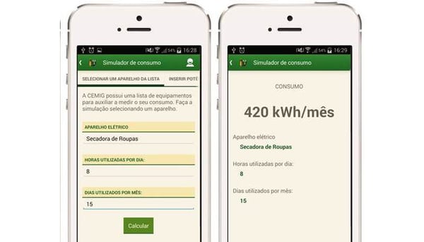 Aplicativo da Cemig estimula economia de energia