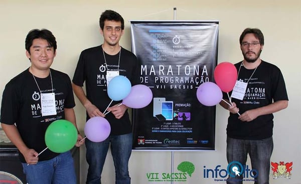 Alunos de Sistemas de Informação do Uniaraxá foram campeões em maratona regional