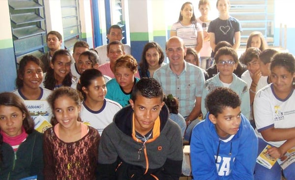 Vereador Fabiano ministra palestra aos alunos da Escola José Bento, na Boca da Mata