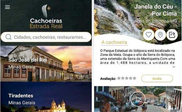 Lançado aplicativo que mapeia 180 cachoeiras mineiras