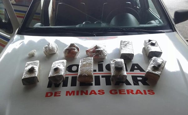 Polícia Militar apreende grande quantidade de maconha e crack
