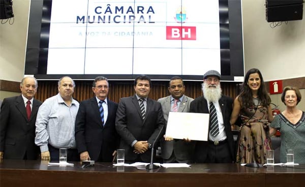 Araxaense é homenageado na Câmara Municipal de Belo Horizonte