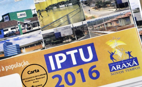 Primeira parcela do IPTU vence dia 28 de março