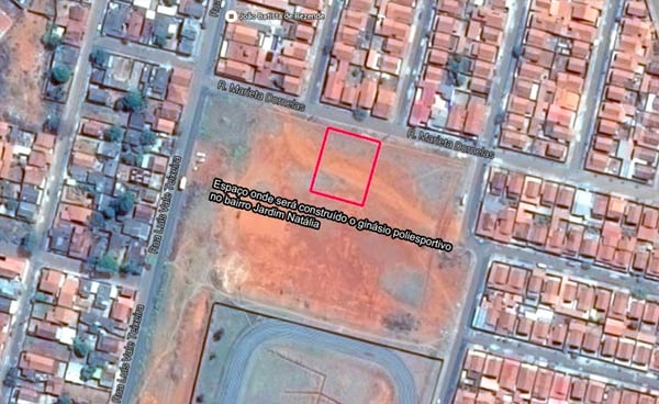 Ginásio no Jardim Natália terá investimento de R$ 1,2 milhão