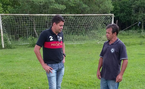Assessoria de Esportes vistoria campos que vão receber os jogos do Ruralão