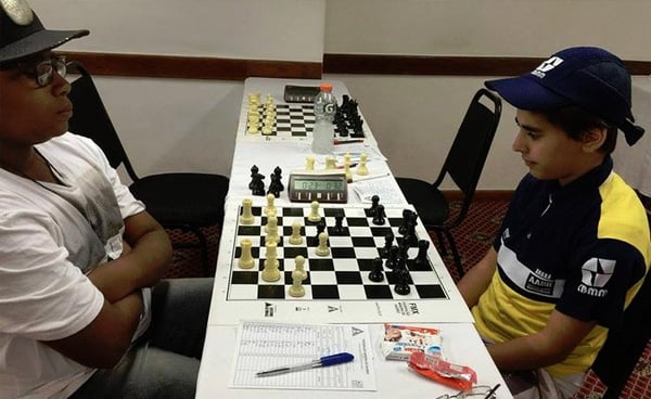 Vítor Amorim é Campeão Mineiro sub-14 de Xadrez Clássico 2016