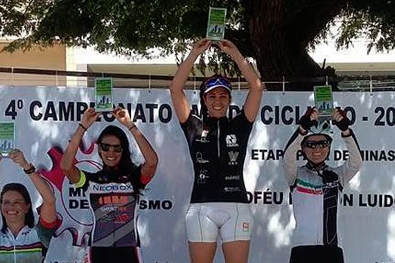 Araxaense é campeã da 3ª etapa da Liga Mineira de Ciclismo