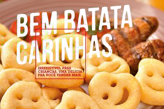 Bem Brasil lança nova linha de batatas pré-fritas