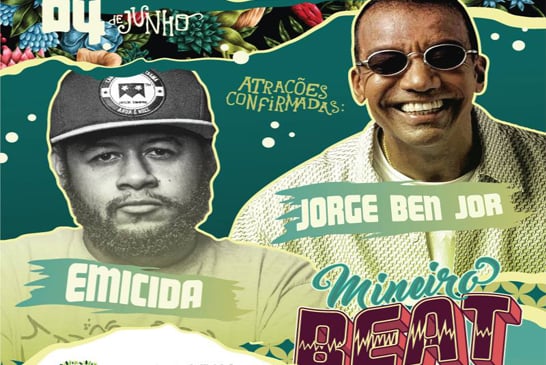 Uberlândia recebe festival com shows de Emicida e Jorge Ben Jor