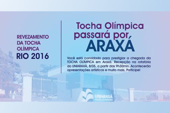 Uniaraxá abre o Revezamento da Tocha Olímpica no próximo domingo