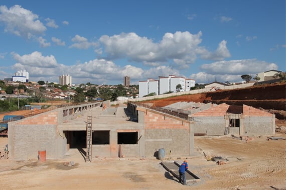 Obras da UPA estão com 60% de conclusão