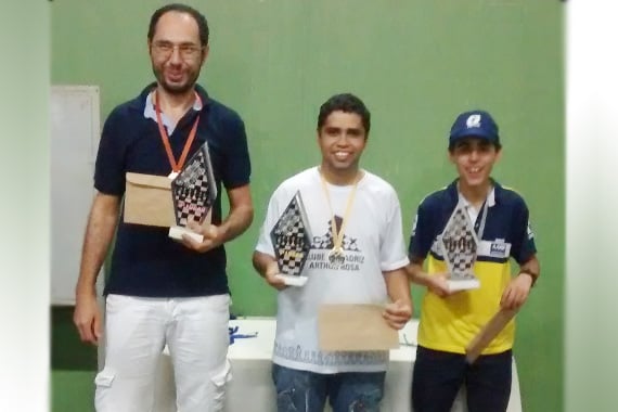 Xadrez araxaense é dobradinha na etapa de Matutina do Circuito MG 2016