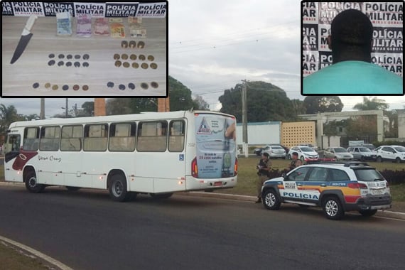 Homem que assaltou ônibus é preso pela polícia