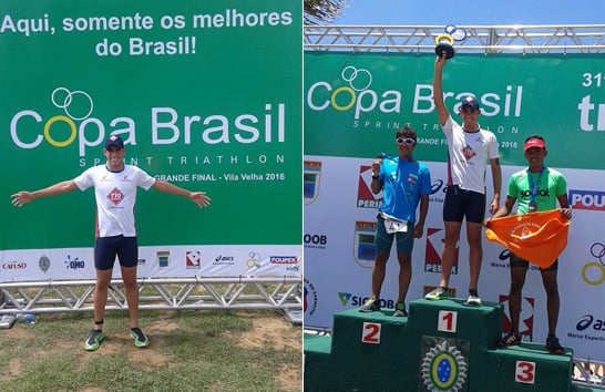 Jhonathan Castro vence Copa Brasil e garante vaga para o mundial do triathlon
