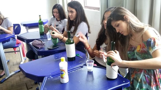 Projeto Ecoar realiza mais uma oficina sobre reaproveitamento e sustentabilidade em Araxá