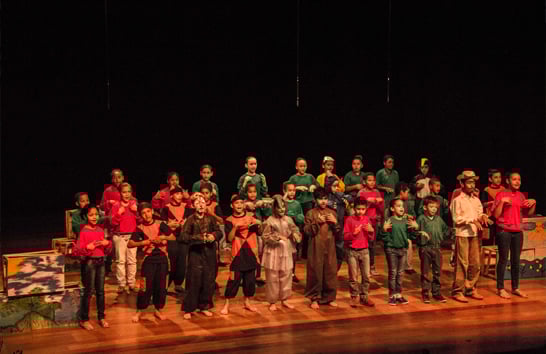 Criatividade marca as apresentações da 1ª “Mostra de Teatro Bem Brasil: Educando para a vida”