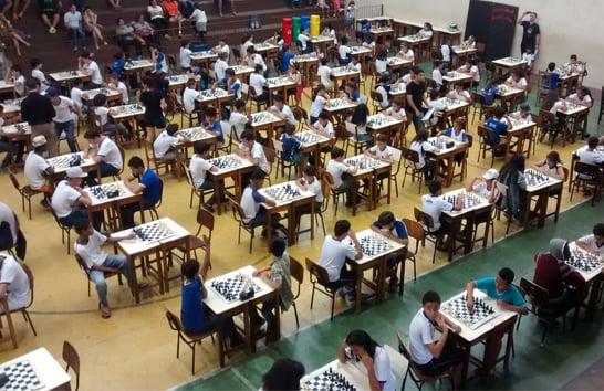 Torneio de Xadrez dos Jogos estudantis reúne cerca de 150 alunos