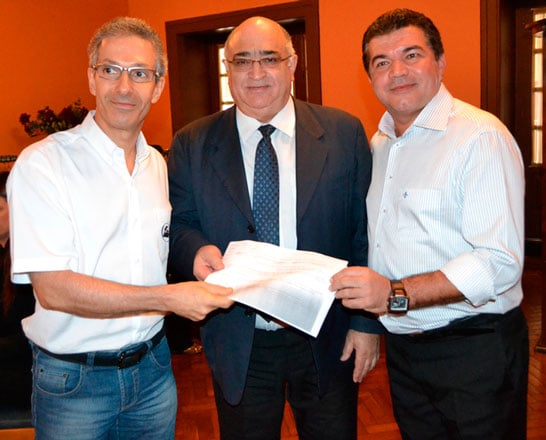 Presidente da Fecomércio/MG visita Sindicomércio e é recebido por lideranças de Araxá