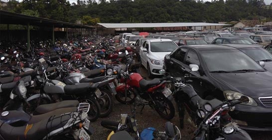 Detran-MG define as datas para os leilões de veículos em Araxá
