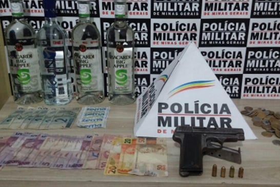 Assaltante é preso pela Polícia Militar