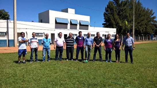 Comissão de Vereadores visita sede do Dínamo Esporte Clube