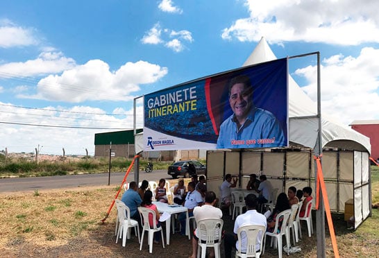 Vereador Robson Magela inaugura Gabinete Itinerante