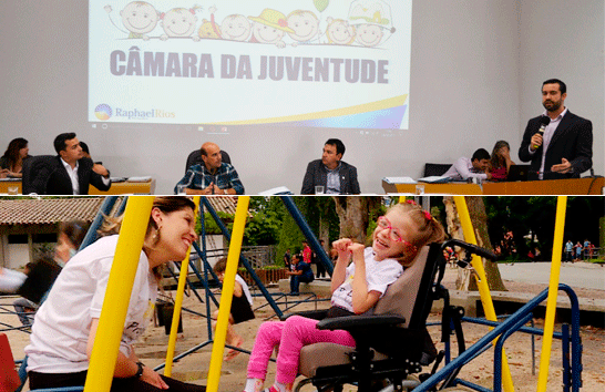 Raphael Rios propõe Câmara de Juventude e implantação de parquinho inclusivo