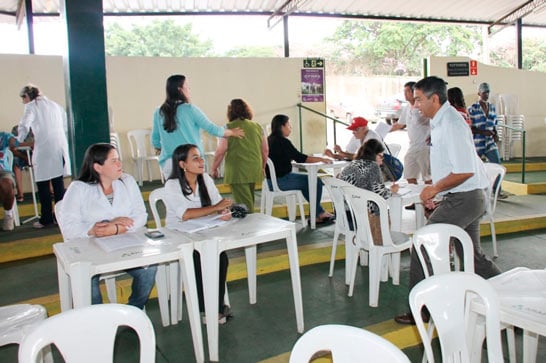 Saúde e parceiros se unem para uma manhã de cuidados