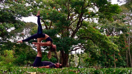 Circuito Respire irá unir Yoga e Acroyoga no Barreiro, em Araxá