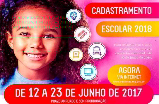 Escolas municipais e estaduais iniciam Cadastramento Escolar 2018