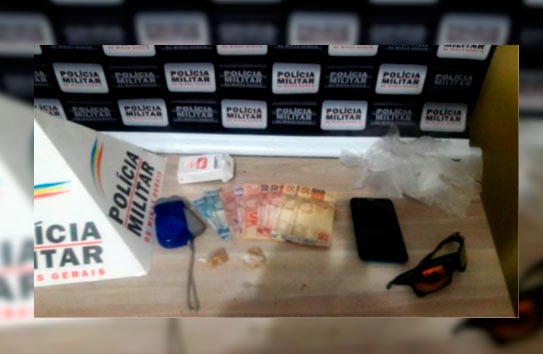 PM prende jovem com crack no bairro São Geraldo