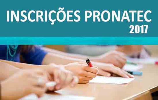 Estão abertas as inscrições para cursos técnicos gratuitos do Pronatec