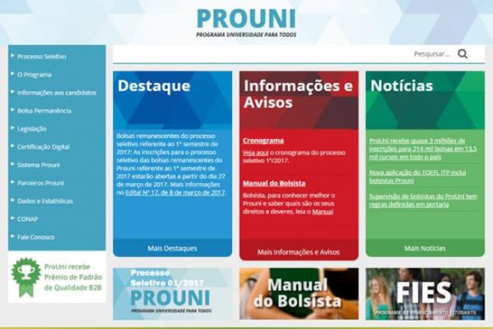 MEC divulga resultado da segunda chamada do ProUni