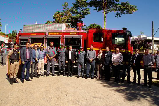 Novo caminhão do Corpo de Bombeiros já está em Araxá