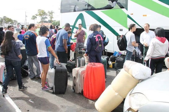 Delegação esportiva de Araxá disputa etapa regional do JEMG