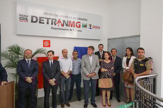 Inauguração da nova sede do Detran em Araxá