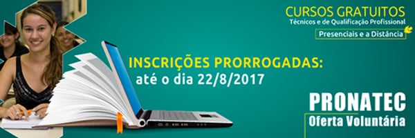 Hoje é o último dia para fazer a inscrição em cursos do Pronatec