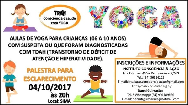Instituto Consciência & Ação promove palestra para destacar os beneficios da Yoga para crianças com TDAH