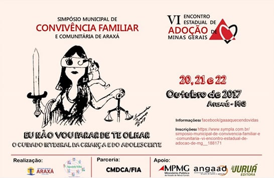 Direitos e promoção da adoção de crianças e adolescentes são temas de eventos em Araxá
