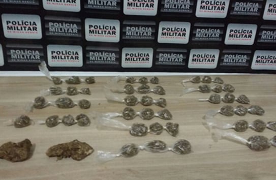 PM prende suspeito de tráfico de drogas no São Geraldo