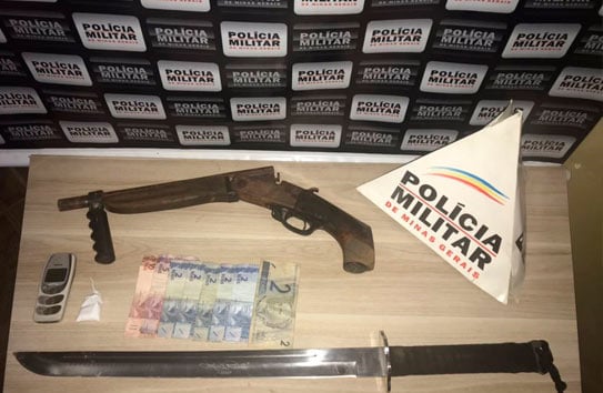 PM prende autor por posse ilegal de arma de fogo