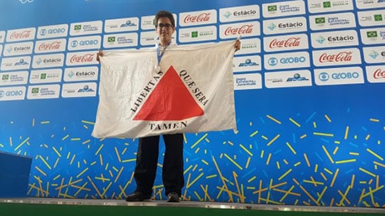 Araxaense conquista medalha de bronze nos Jogos Escolares da Juventude