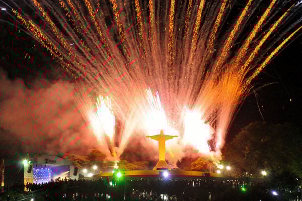 Reinauguração do Parque do Cristo leva mais de 20 mil pessoas ao evento