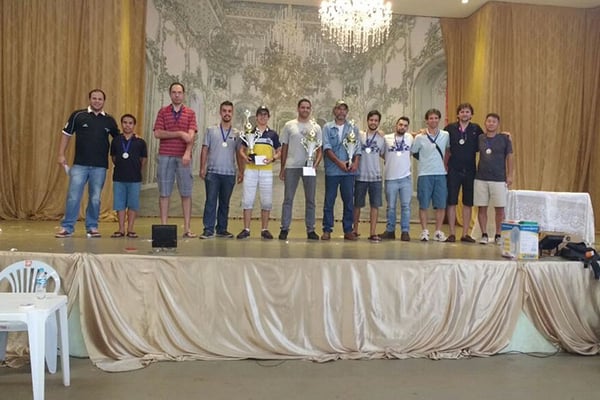 Enxadristas de Araxá são vice e terceiro colocados no Circuito Minas Gerais de Xadrez Rápido 2017